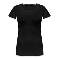 Load image into Gallery viewer, Customizable &#39;Nashville Skyline&quot; Girl&#39;s Trip Premium Organic T-Shirt - black
