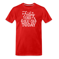 Load image into Gallery viewer, IDGAF-ish Vibes: Unapologetically Honest Premium Organic T-Shirt - red
