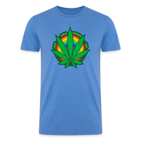 Load image into Gallery viewer, Homegrown Pride: Local Ganja Growers #420 Tee by iZoot.com -  heather blue

