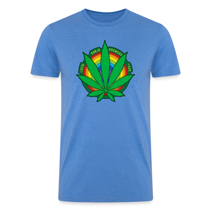 Homegrown Pride: Local Ganja Growers #420 Tee by iZoot.com -  heather blue
