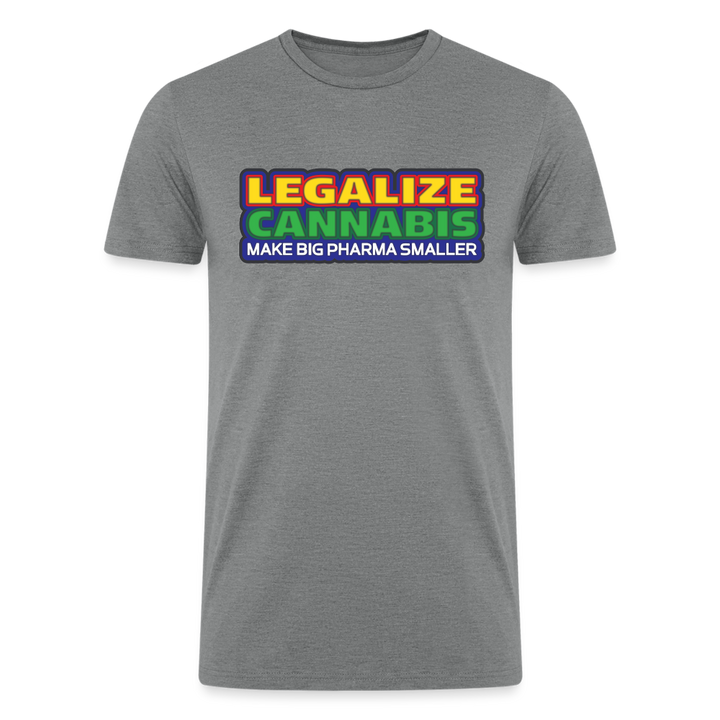 Pharma Shrinker: Legalize Cannabis Tee by iZoot.com - heather gray