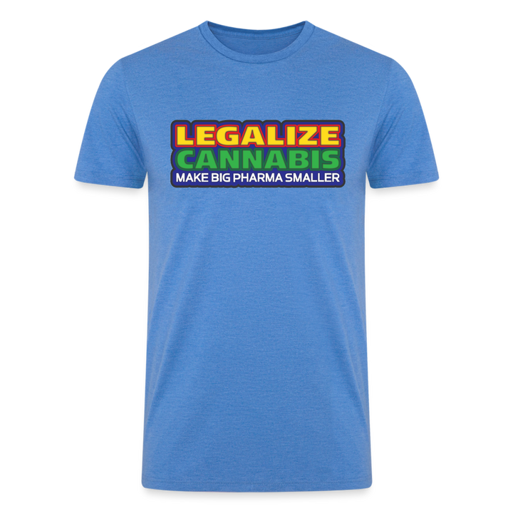 Pharma Shrinker: Legalize Cannabis Tee by iZoot.com -  heather blue