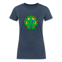 Load image into Gallery viewer, Homegrown Pride: Local Ganja Growers #420 Tee by iZoot.com (Women&#39;s Fit) - heather navy
