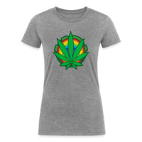 Load image into Gallery viewer, Homegrown Pride: Local Ganja Growers #420 Tee by iZoot.com (Women&#39;s Fit) - heather gray
