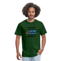 Load image into Gallery viewer, &quot;Jackass Prodigy: Mastering the Unexpected&quot; Unisex T-Shirt - forest green
