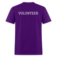Load image into Gallery viewer, Customizable Volunteer Spirit Tee - Add Your Logo &amp; Showcase Your Dedication - purple
