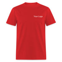 Load image into Gallery viewer, Customizable Volunteer Spirit Tee - Add Your Logo &amp; Showcase Your Dedication - red
