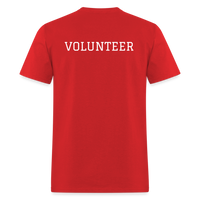 Load image into Gallery viewer, Customizable Volunteer Spirit Tee - Add Your Logo &amp; Showcase Your Dedication - red
