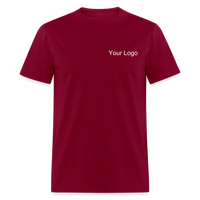 Load image into Gallery viewer, Customizable Volunteer Spirit Tee - Add Your Logo &amp; Showcase Your Dedication - burgundy
