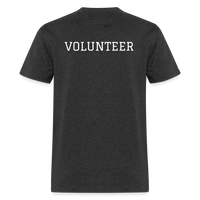 Load image into Gallery viewer, Customizable Volunteer Spirit Tee - Add Your Logo &amp; Showcase Your Dedication - heather black
