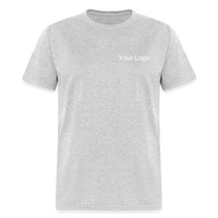 Load image into Gallery viewer, Customizable Volunteer Spirit Tee - Add Your Logo &amp; Showcase Your Dedication - heather gray
