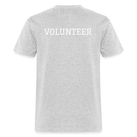 Load image into Gallery viewer, Customizable Volunteer Spirit Tee - Add Your Logo &amp; Showcase Your Dedication - heather gray
