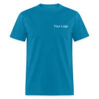 Load image into Gallery viewer, Customizable Volunteer Spirit Tee - Add Your Logo &amp; Showcase Your Dedication - turquoise
