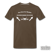 Load image into Gallery viewer, Too Close For Missiles - RandomShirts.com
