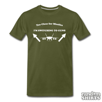 Load image into Gallery viewer, Too Close For Missiles - RandomShirts.com
