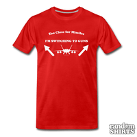 Load image into Gallery viewer, Too Close For Missiles - RandomShirts.com
