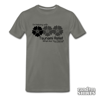Load image into Gallery viewer, Tsunami Relief - What are you doing? - RandomShirts.com
