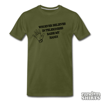 Load image into Gallery viewer, Whoever Believes in Telekinesis Raise My Hand! - RandomShirts.com
