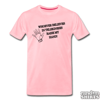 Load image into Gallery viewer, Whoever Believes in Telekinesis Raise My Hand! - RandomShirts.com
