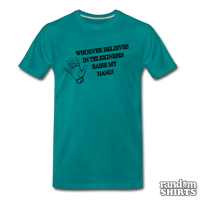 Load image into Gallery viewer, Whoever Believes in Telekinesis Raise My Hand! - RandomShirts.com
