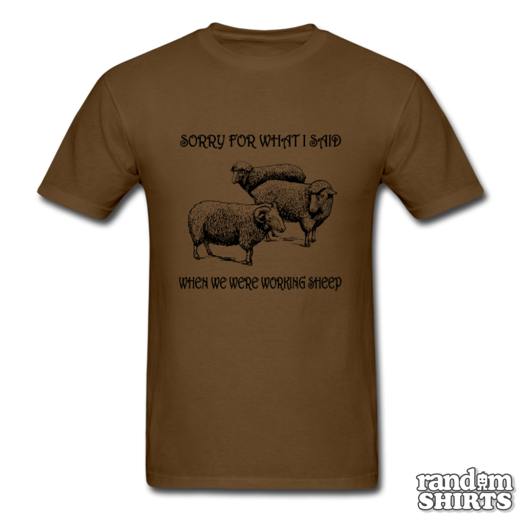 Working Sheep - RandomShirts.com
